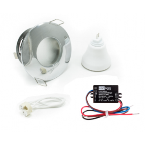 Spot reflectorizant IP65, 12V, 4W, transformator inclus